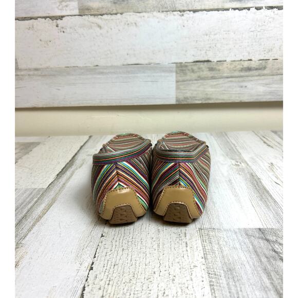 Aerosoles women's 9 Bleeker striped leather slip on driving loafer shoe new - Picture 5 of 8